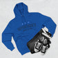 Blue Star Cluster Three-Panel Fleece Hoodie - snazzymerch