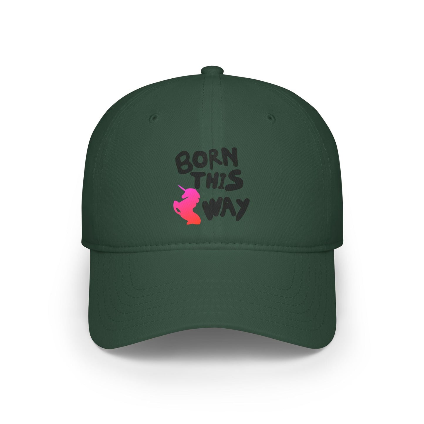 Born This Way Unicorn Baseball Cap Printify