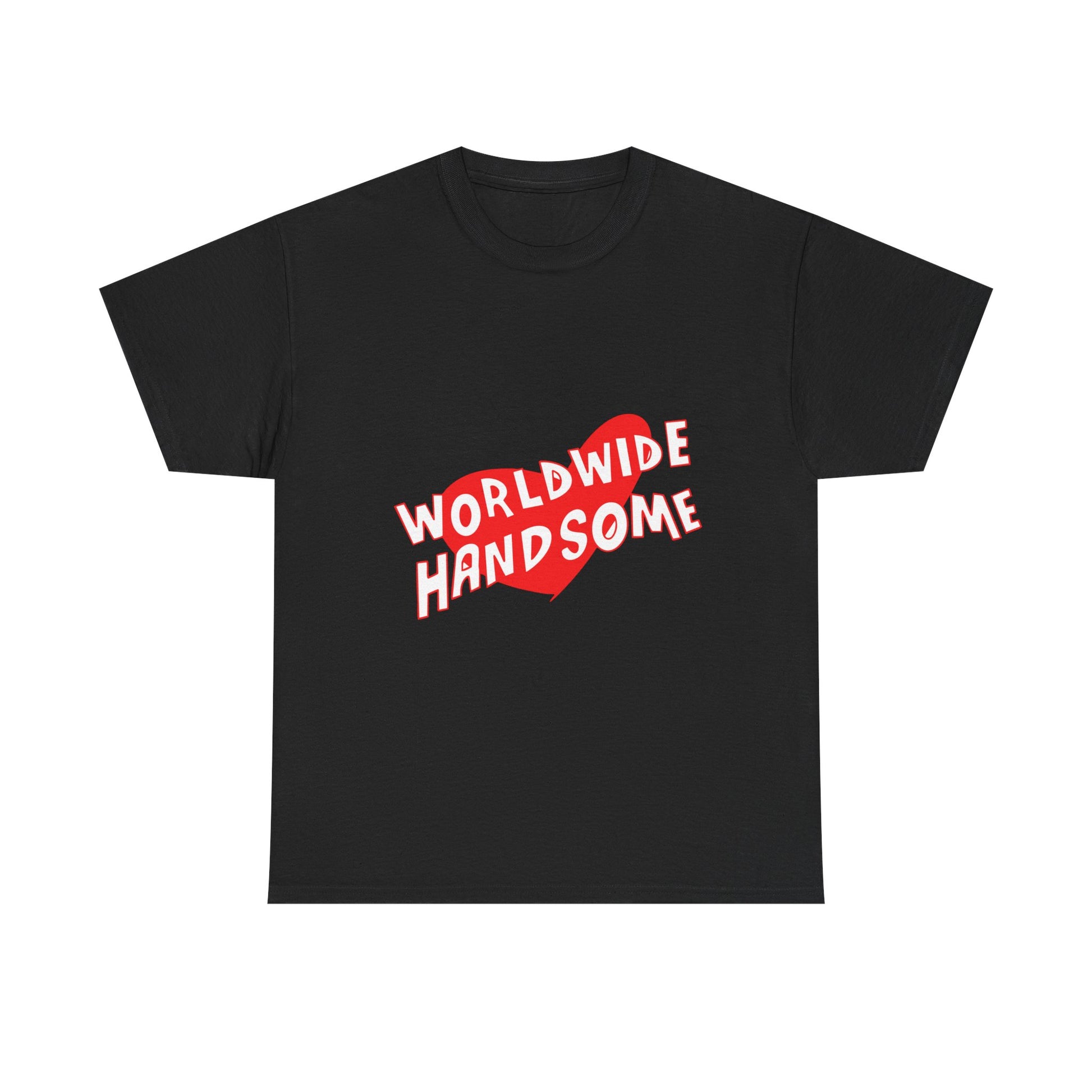 Worldwide Handsome Heart Unisex Heavy Cotton Tee Printify