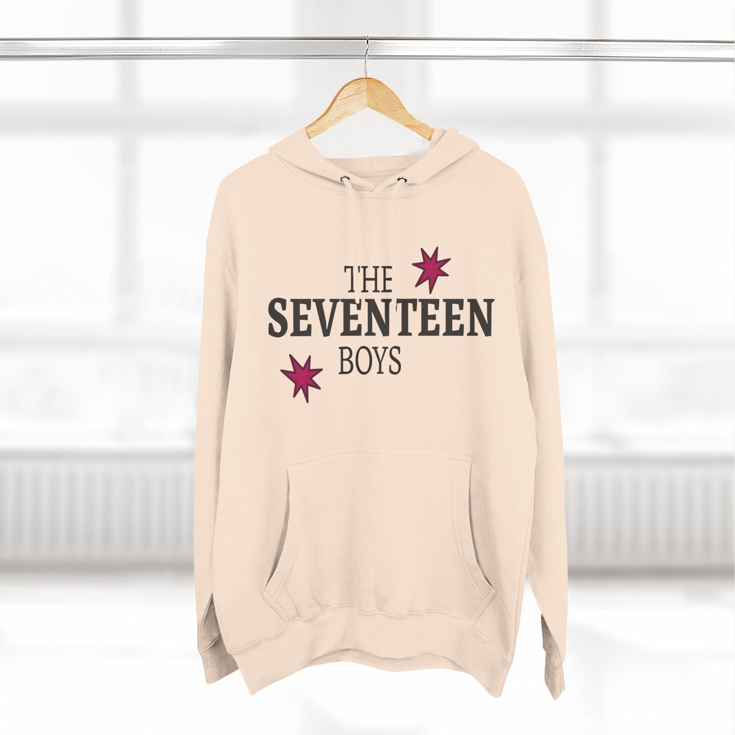 Starburst Seventeen Three-Panel Fleece Hoodie - snazzymerch