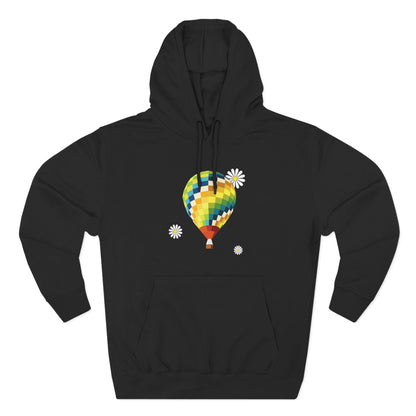 Dream Balloon GraphicThree-Panel Fleece Hoodie - snazzymerch