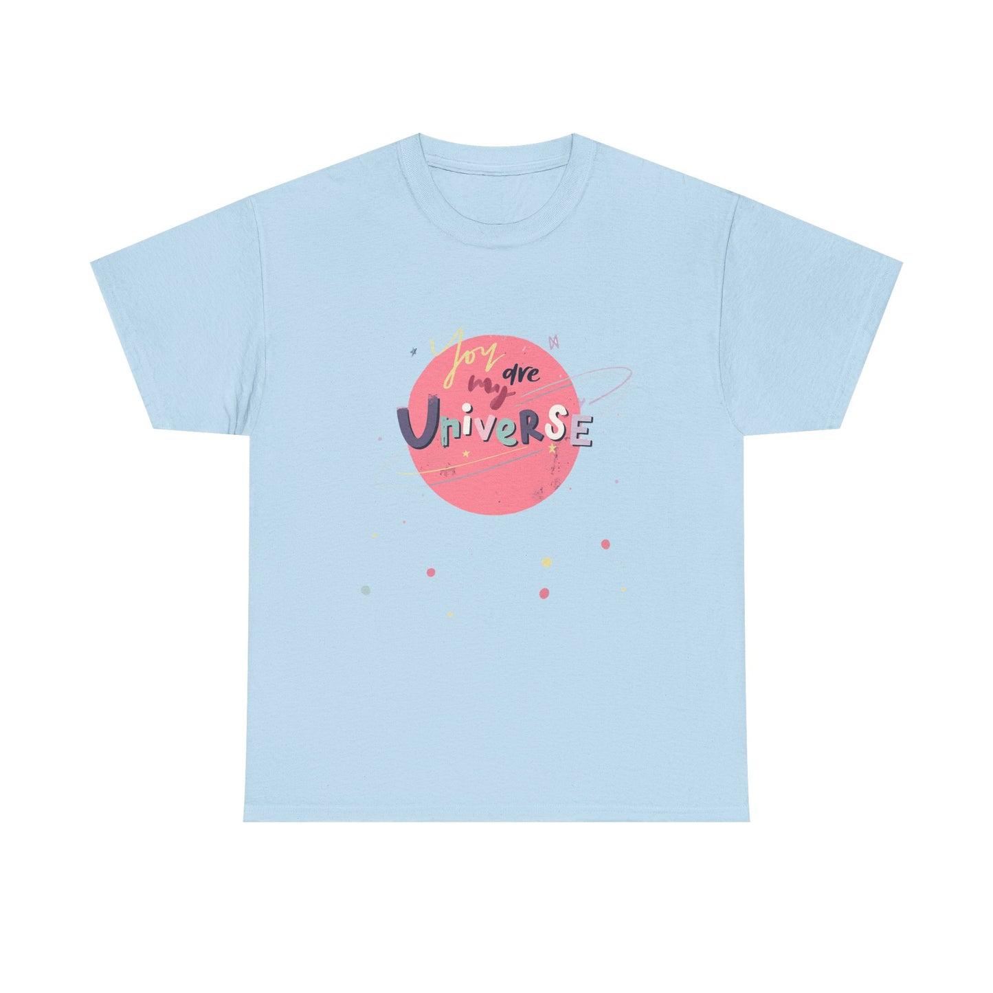 Pastel Planet & Universe Unisex Cotton Tee Printify