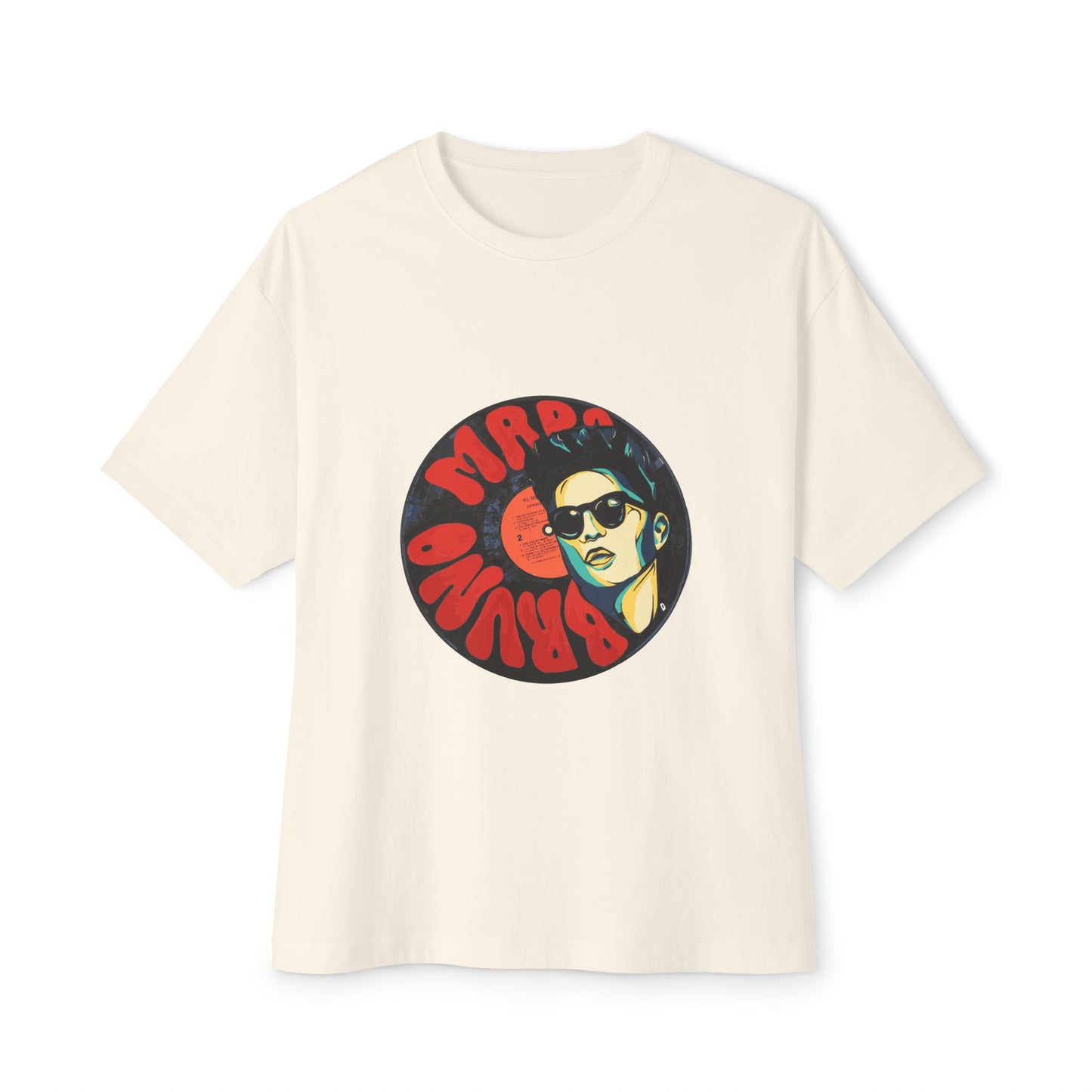 Groove Legend Record Unisex Oversized Boxy Tee Printify
