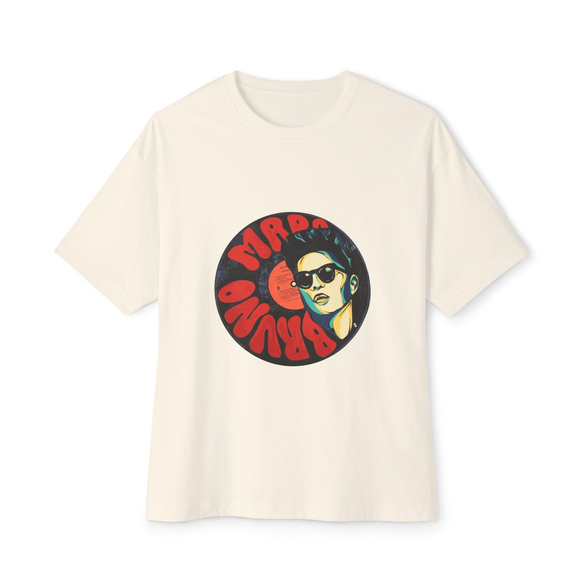 Groove Legend Record Unisex Oversized Boxy Tee Printify