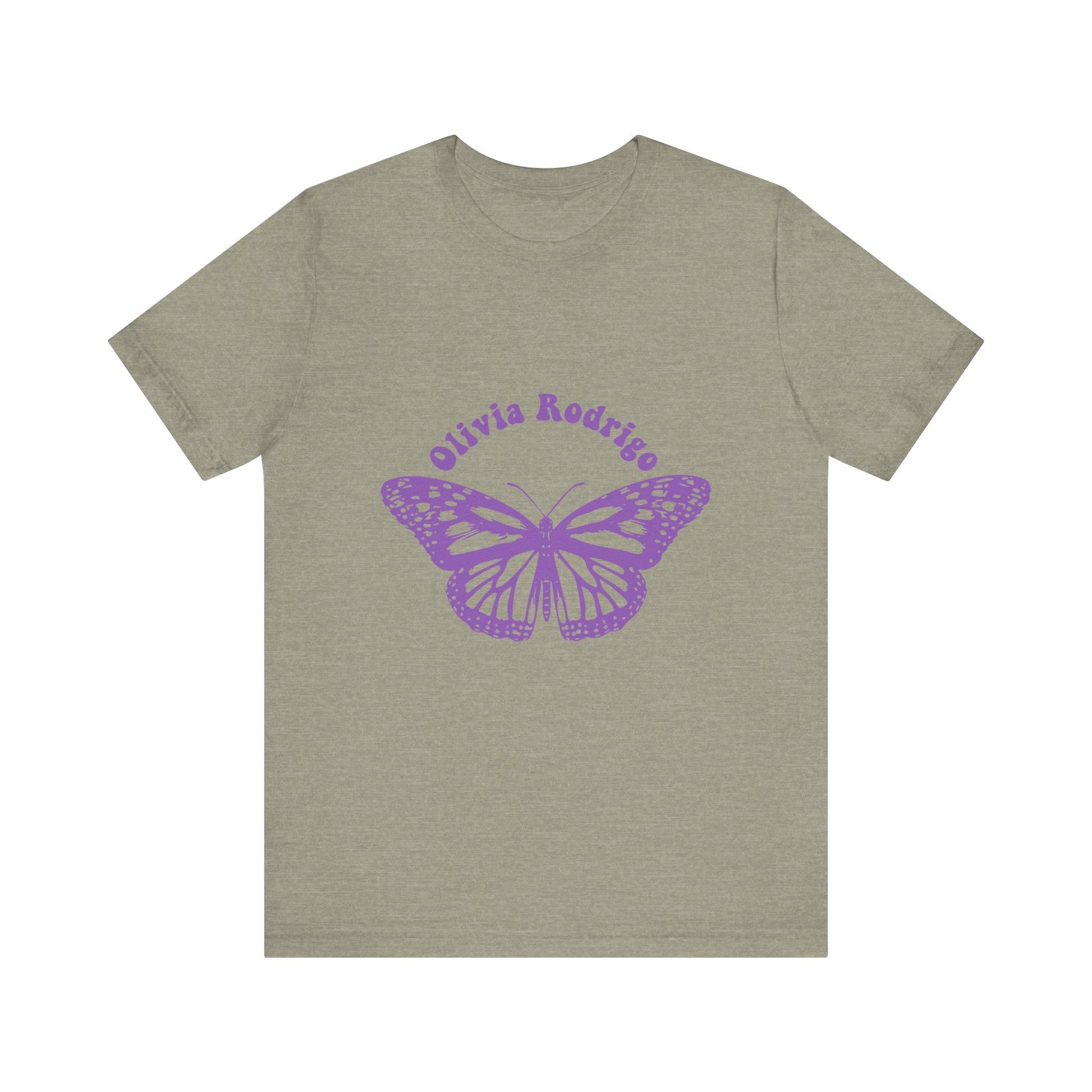 Olivia Rodrigo Unisex Jersey Short Sleeve Tee - With Butterfly Printify