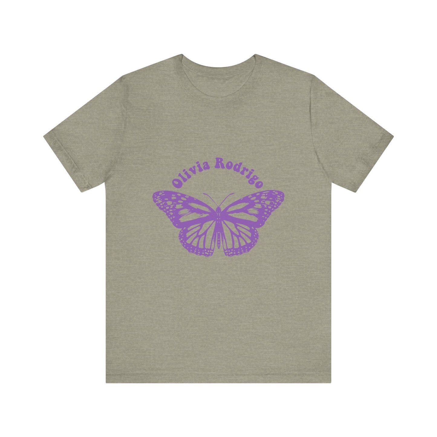 Olivia Rodrigo Unisex Jersey Short Sleeve Tee - With Butterfly Printify