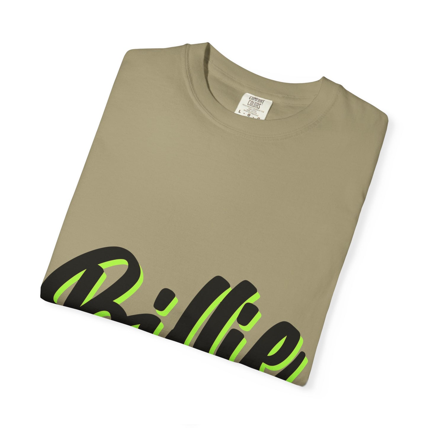 Billie Eilish Inspired Dyed T-shirt – Electric Script Vibes Edition Printify