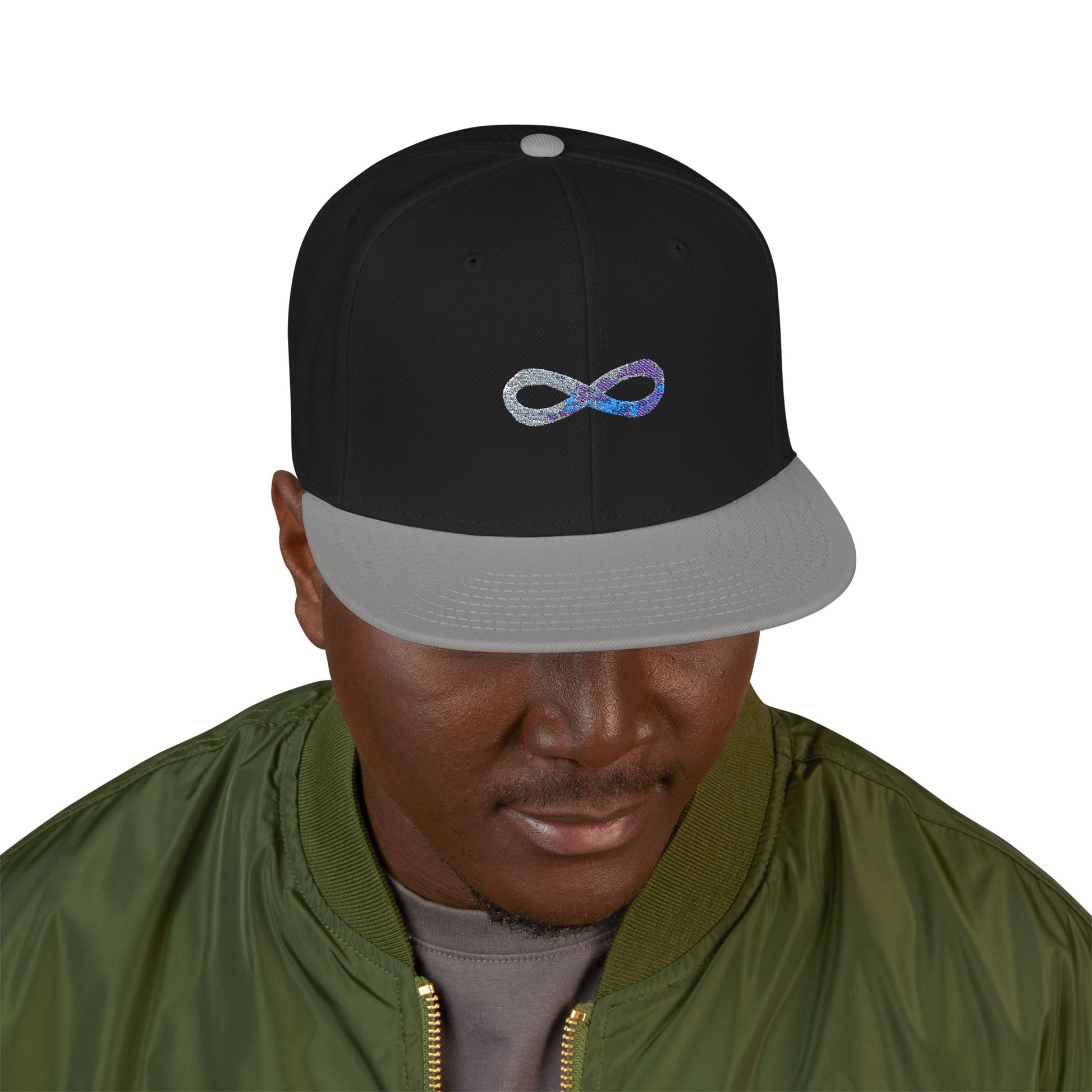Cosmic Infinity Loop Snapback cap Printify