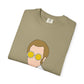 Yellow Glasses Portrait Unisex Garment-Dyed T-shirt - snazzymerch
