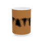 Outline Varsity Ceramic Mug, (11oz, 15oz) - snazzymerch