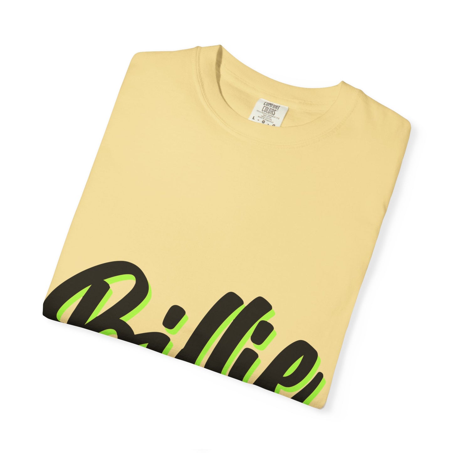 Billie Eilish Inspired Dyed T-shirt – Electric Script Vibes Edition Printify