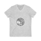 Muse Silhouette Unisex Jersey Short Sleeve V-Neck Tee - snazzymerch