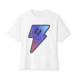 Smiley Charge Pop Unisex Oversized Boxy tee Printify