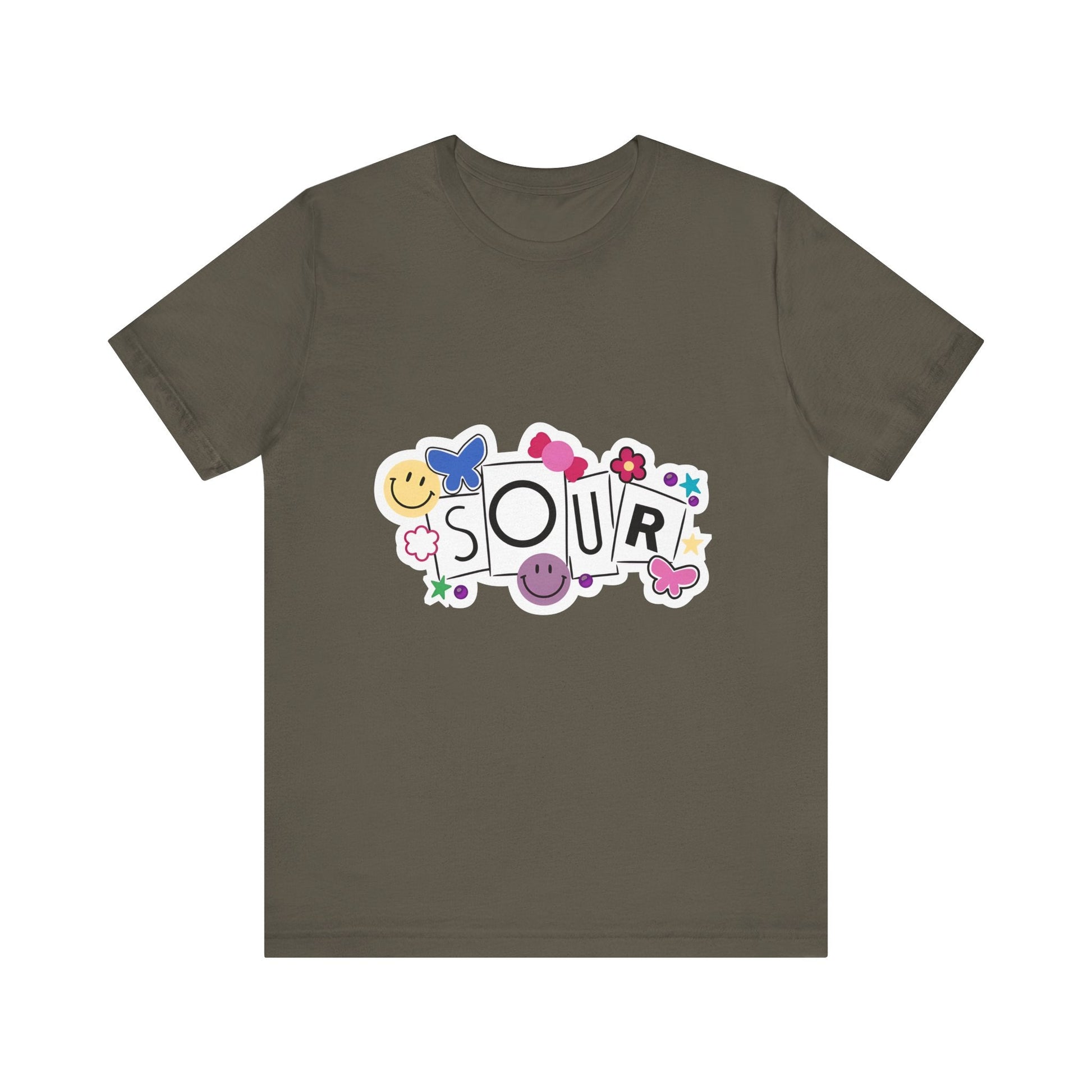 Olivia Rodrigo Unisex Jersey Short Sleeve Tee - Sour Printify