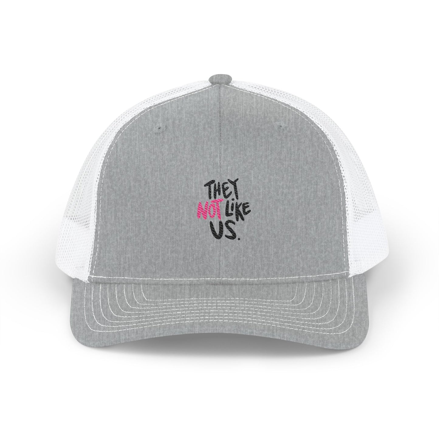 . Bold “NOT” Statement Snapback Trucker Cap - snazzymerch