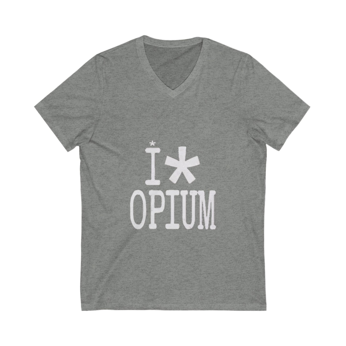 Monochrome Minimal Design Unisex Jersey Short Sleeve V-Neck Tee - snazzymerch