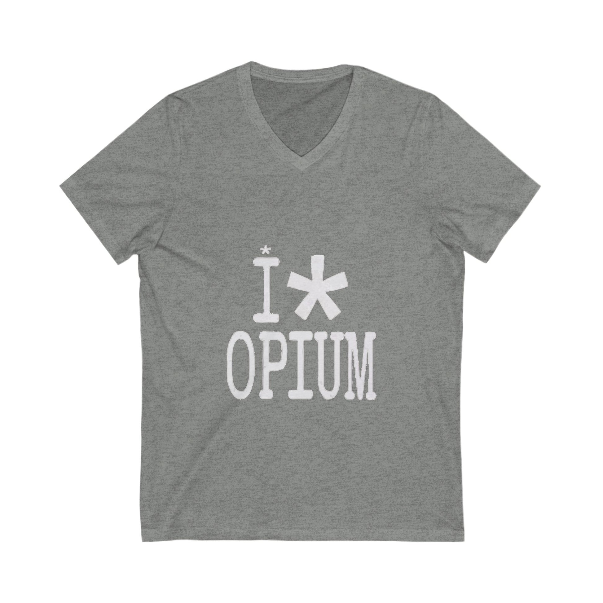 Monochrome Minimal Design Unisex Jersey Short Sleeve V-Neck Tee - snazzymerch