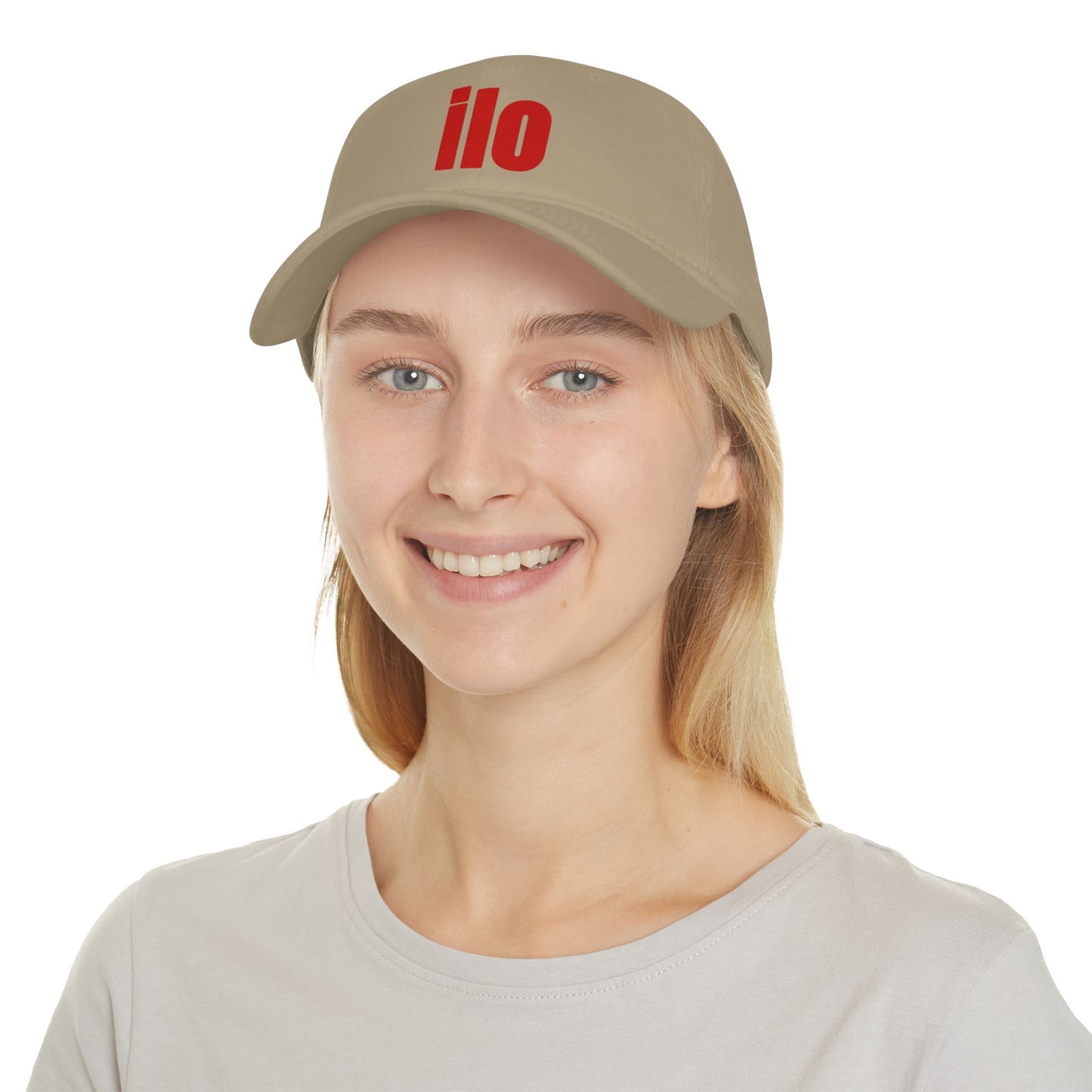 Billie Eilish Inspired Baseball Cap – Bold Red Block Edition Printify