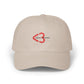 Minimal Heart Icon Classic Dad Cap - snazzymerch