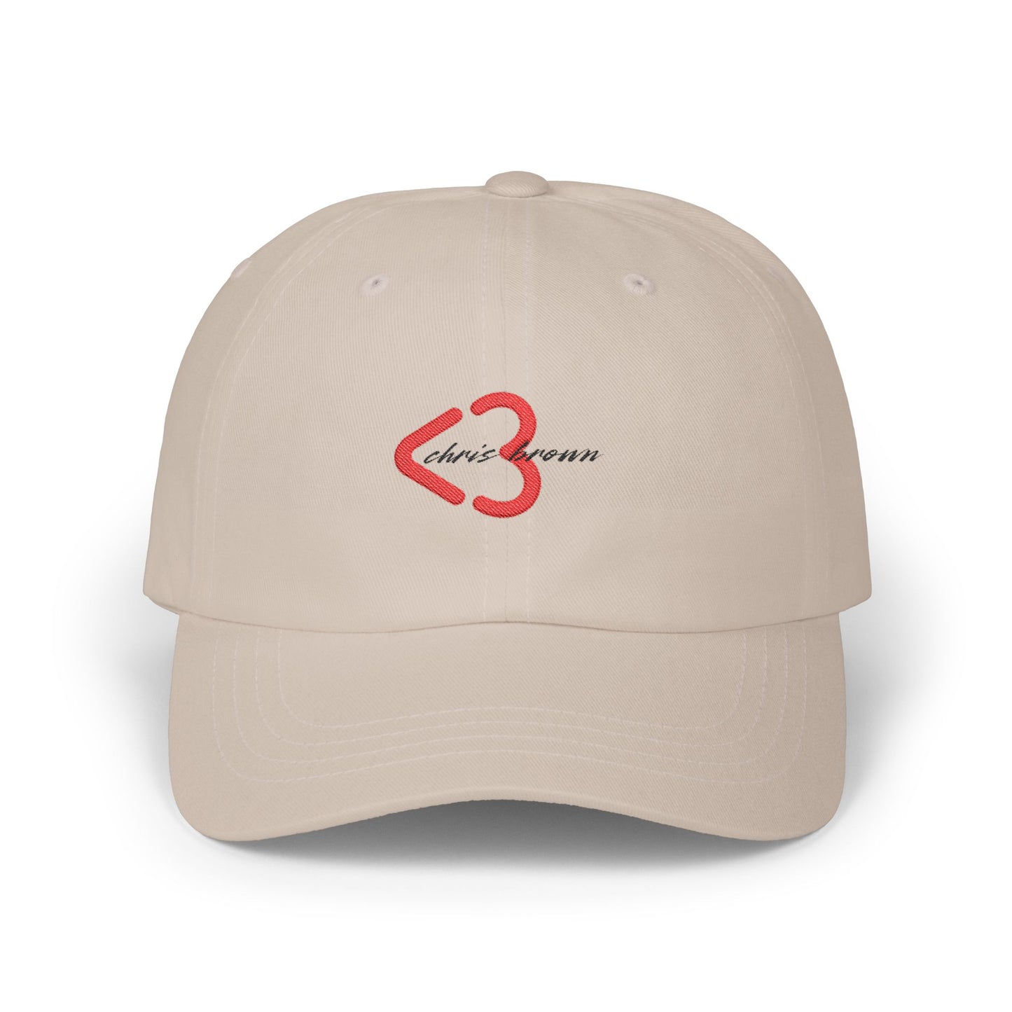 Minimal Heart Icon Classic Dad Cap - snazzymerch