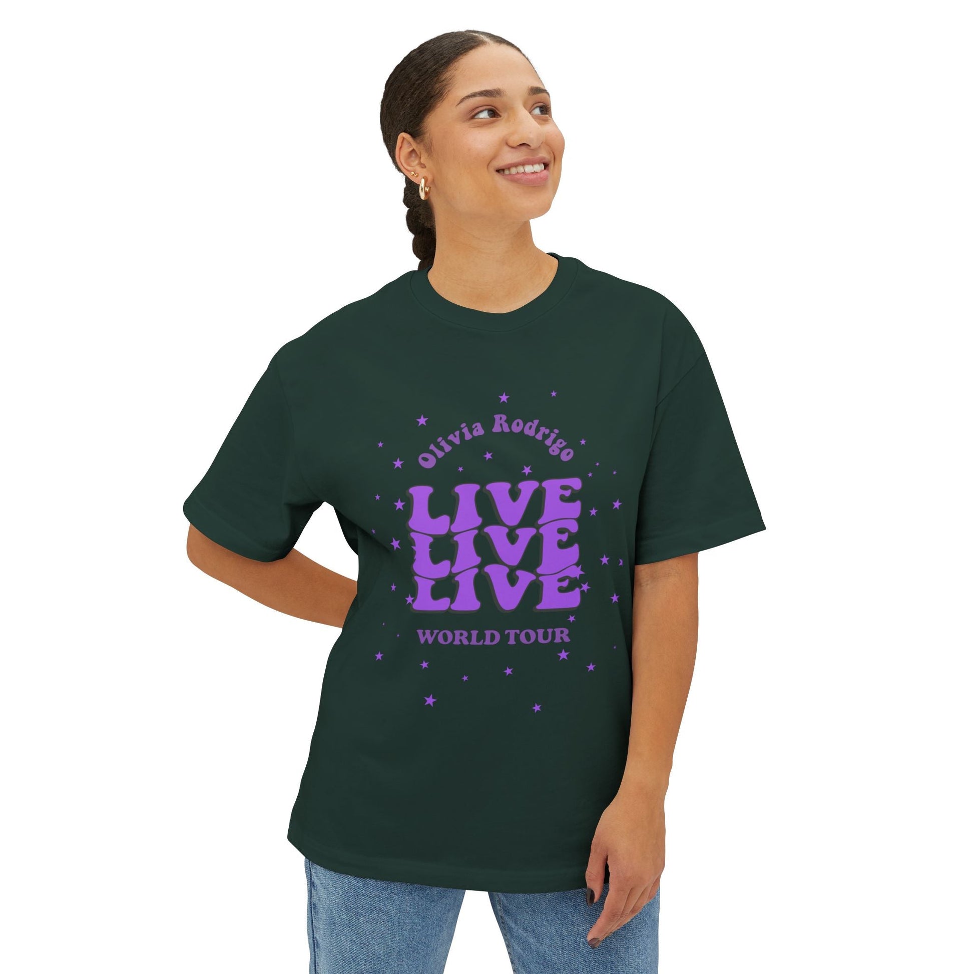 Olivia Rodrigo Live World Tour-Oversized Tee Printify