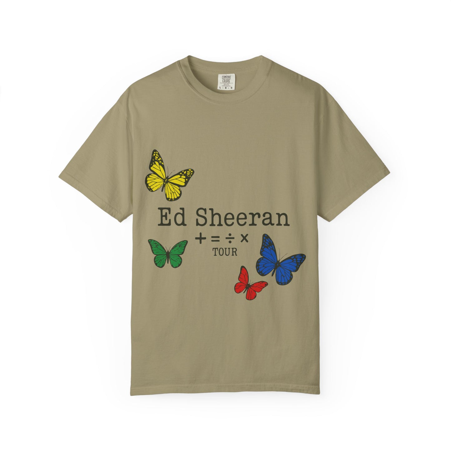 Ed Sheeran Butterfly Dyed T-Shirt | Vintage Fit