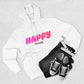 Happy Times Gradient Three-Panel Fleece Hoodie - snazzymerch