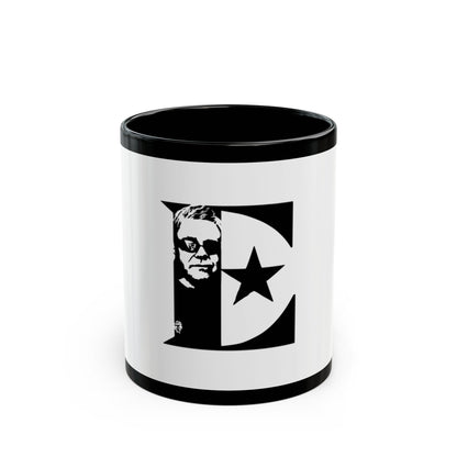 Black & White Portrait Black Mug (11oz, 15oz) - snazzymerch