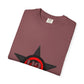 Retro Star Emblem Unisex Garment-Dyed T-shirt - snazzymerch