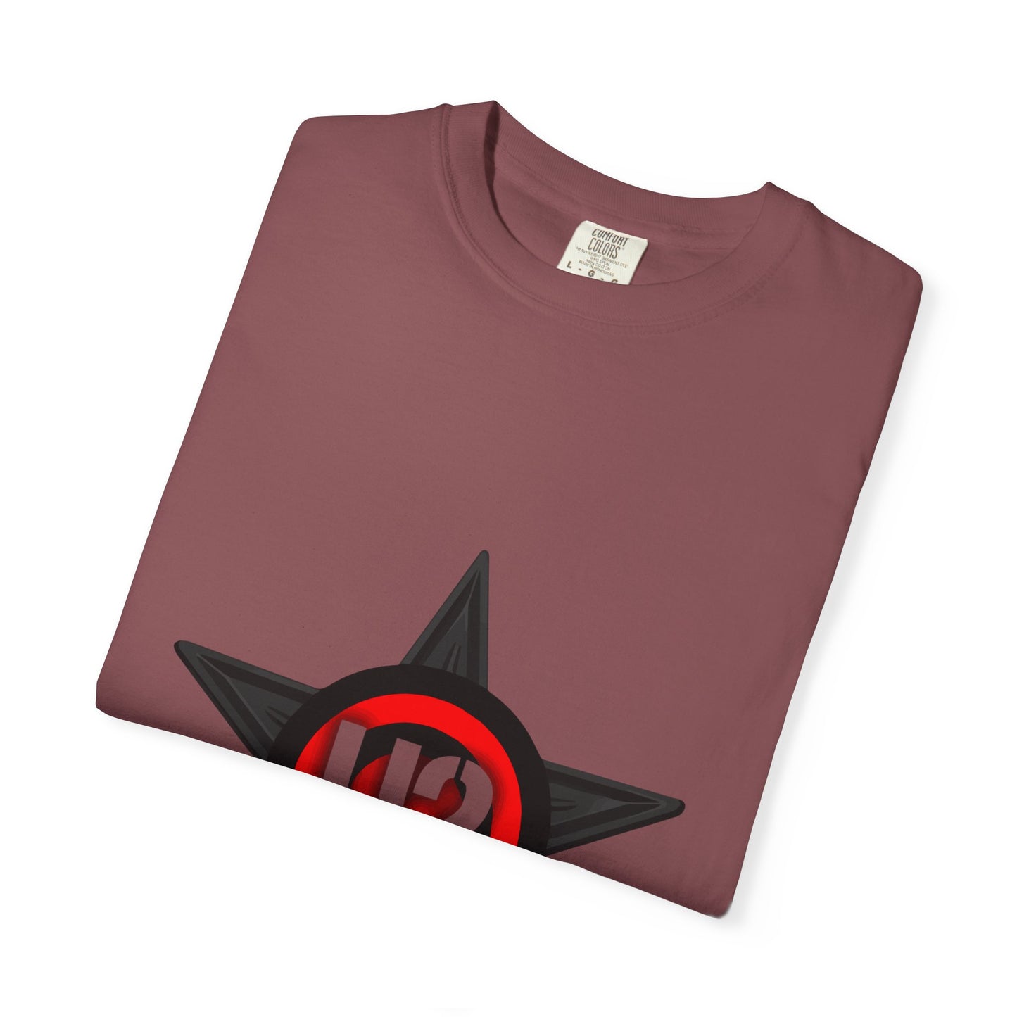 Retro Star Emblem Unisex Garment-Dyed T-shirt - snazzymerch