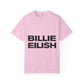 Billie Eilish Inspired Dyed T-shirt – Stacked Glow Text Edition Printify