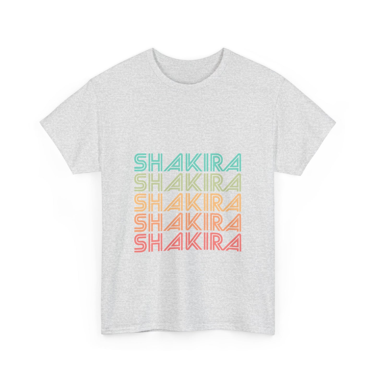 Retro Pop Lines Unisex Heavy cotton tee Printify