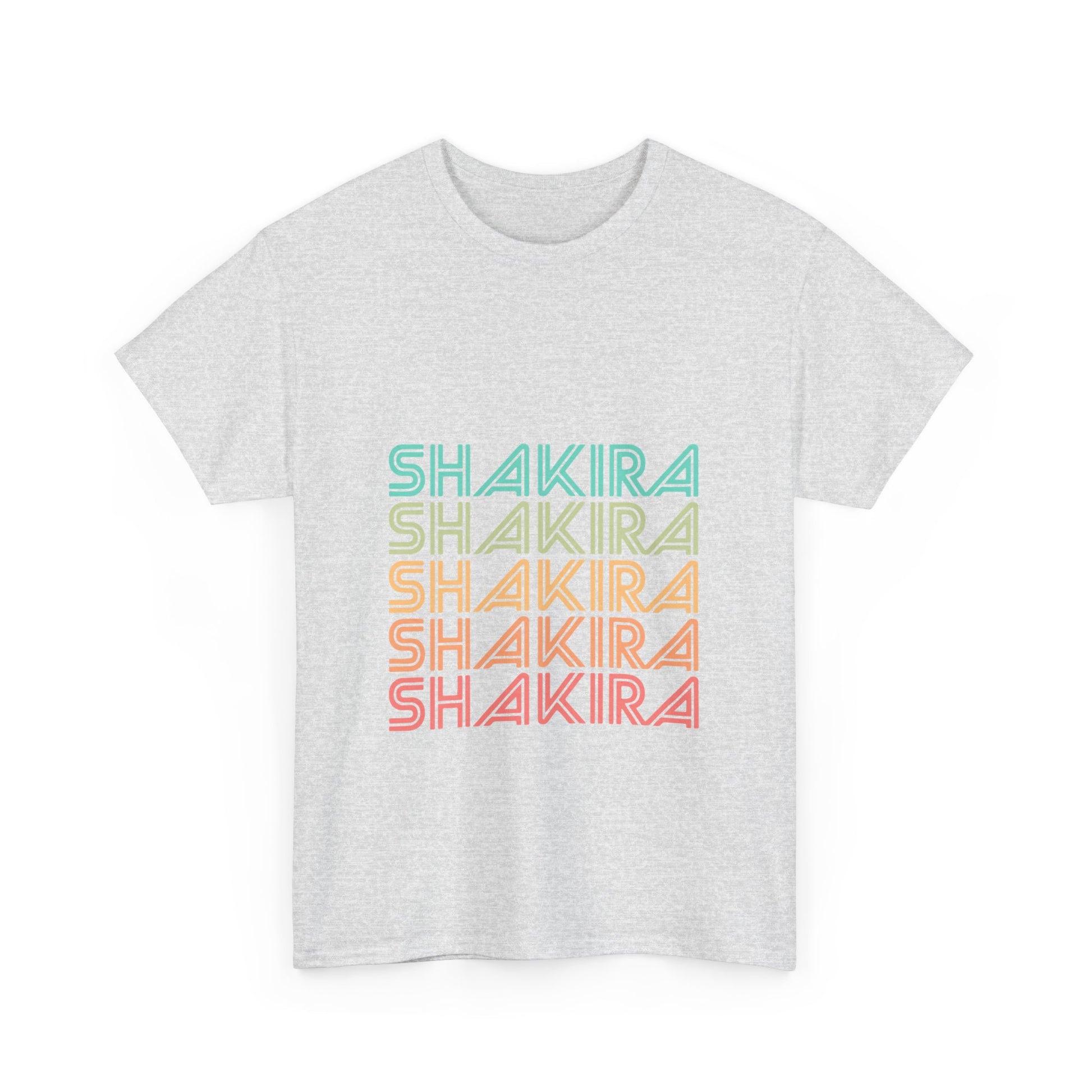 Retro Pop Lines Unisex Heavy cotton tee Printify