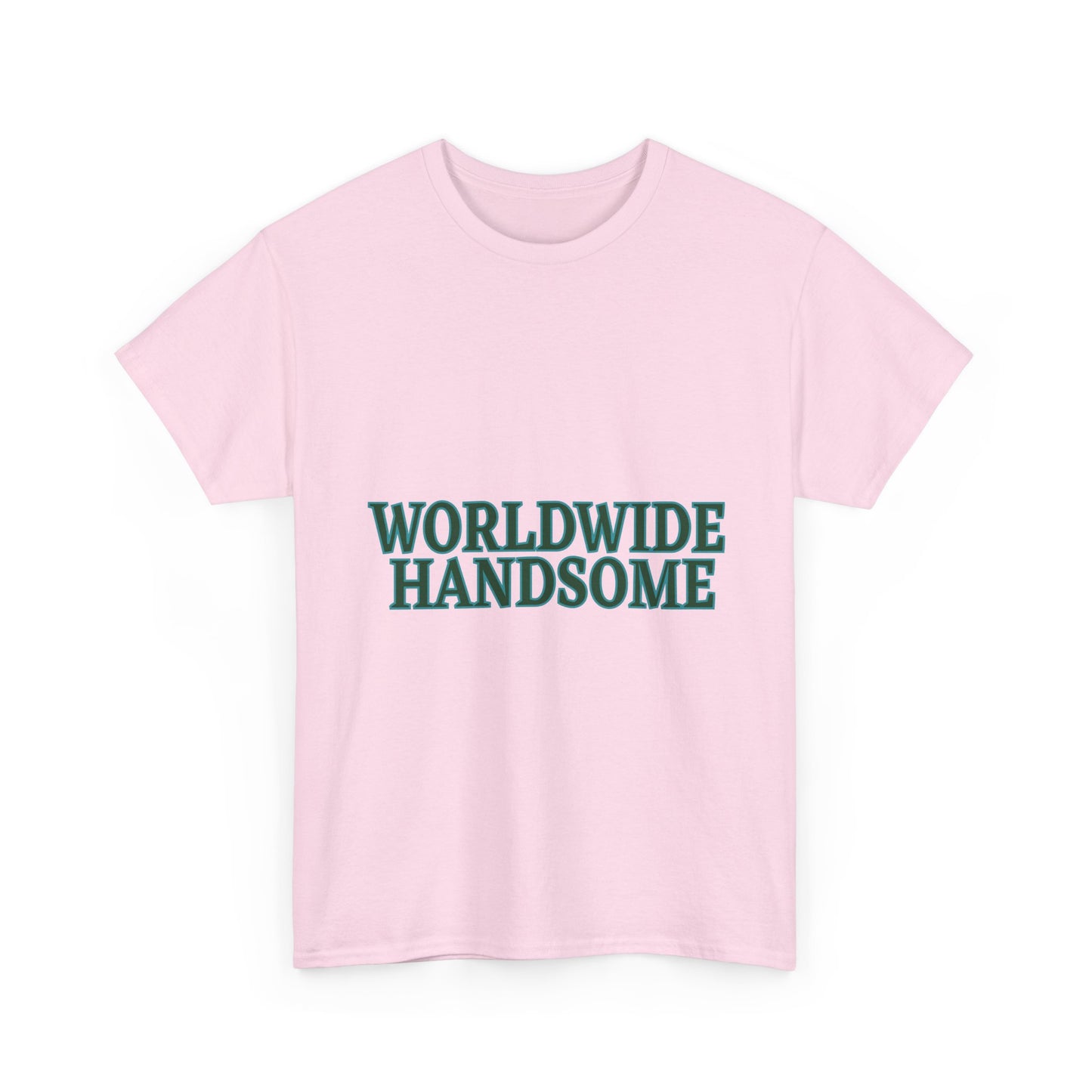 Global Handsome Typography Unisex Heavy Cotton Tee - snazzymerch