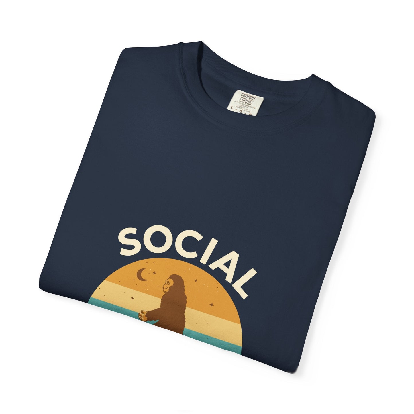 Dyed T-shirt – Snazzy Social Distance Edition Printify