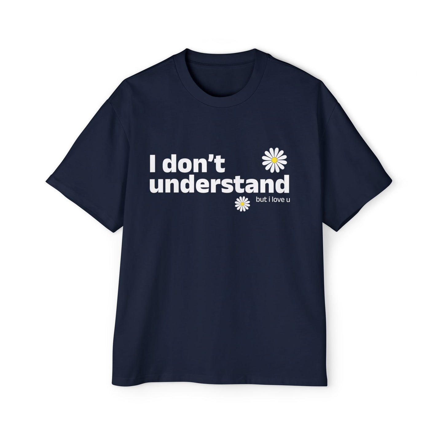 I Don’t Understand Men's Heavy Oversized Tee - snazzymerch