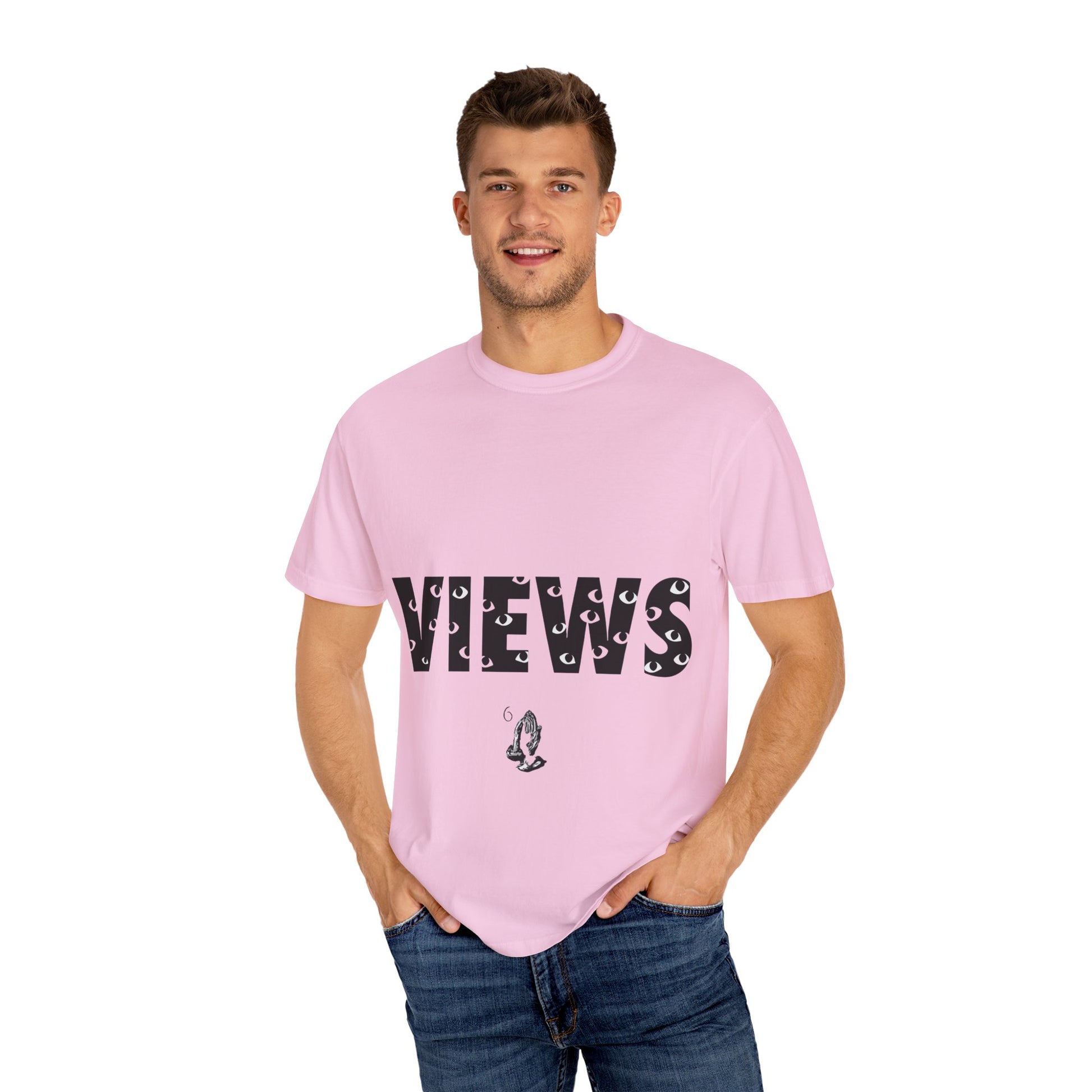 All Eyes on Views Dyed Tshirt Printify
