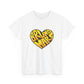 Loud Love Retro Heart Unisex Heavy cotton Tee Printify
