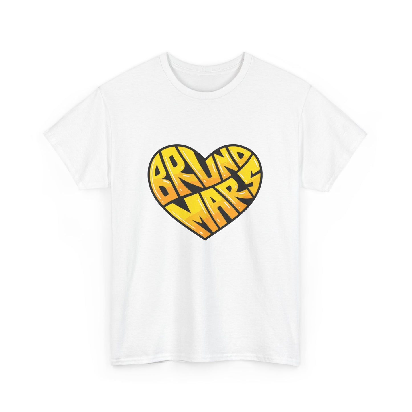 Loud Love Retro Heart Unisex Heavy cotton Tee Printify