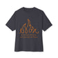 Flame Unisex Oversized Boxy Tee - snazzymerch