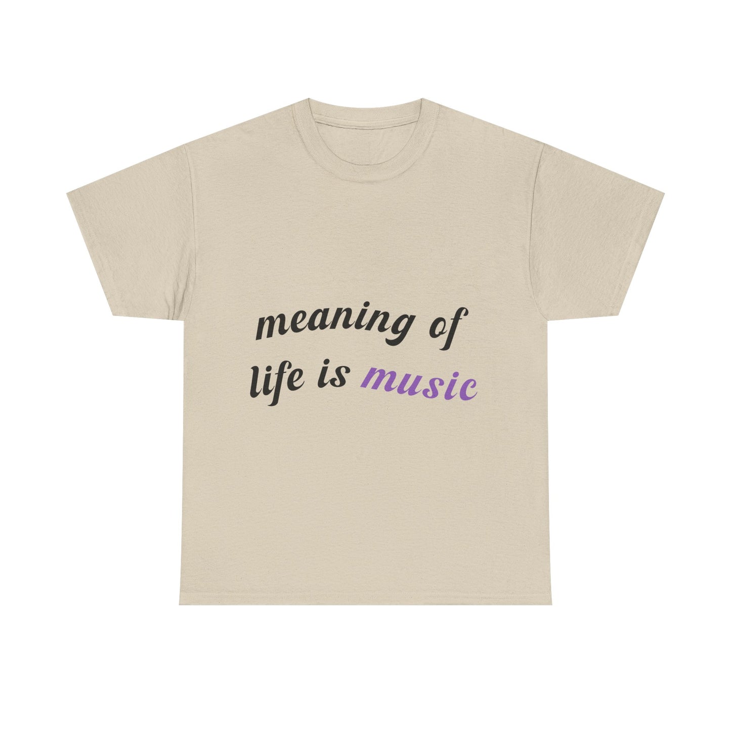 Feel the Music Vibe Unisex Heavy cotton tee Printify
