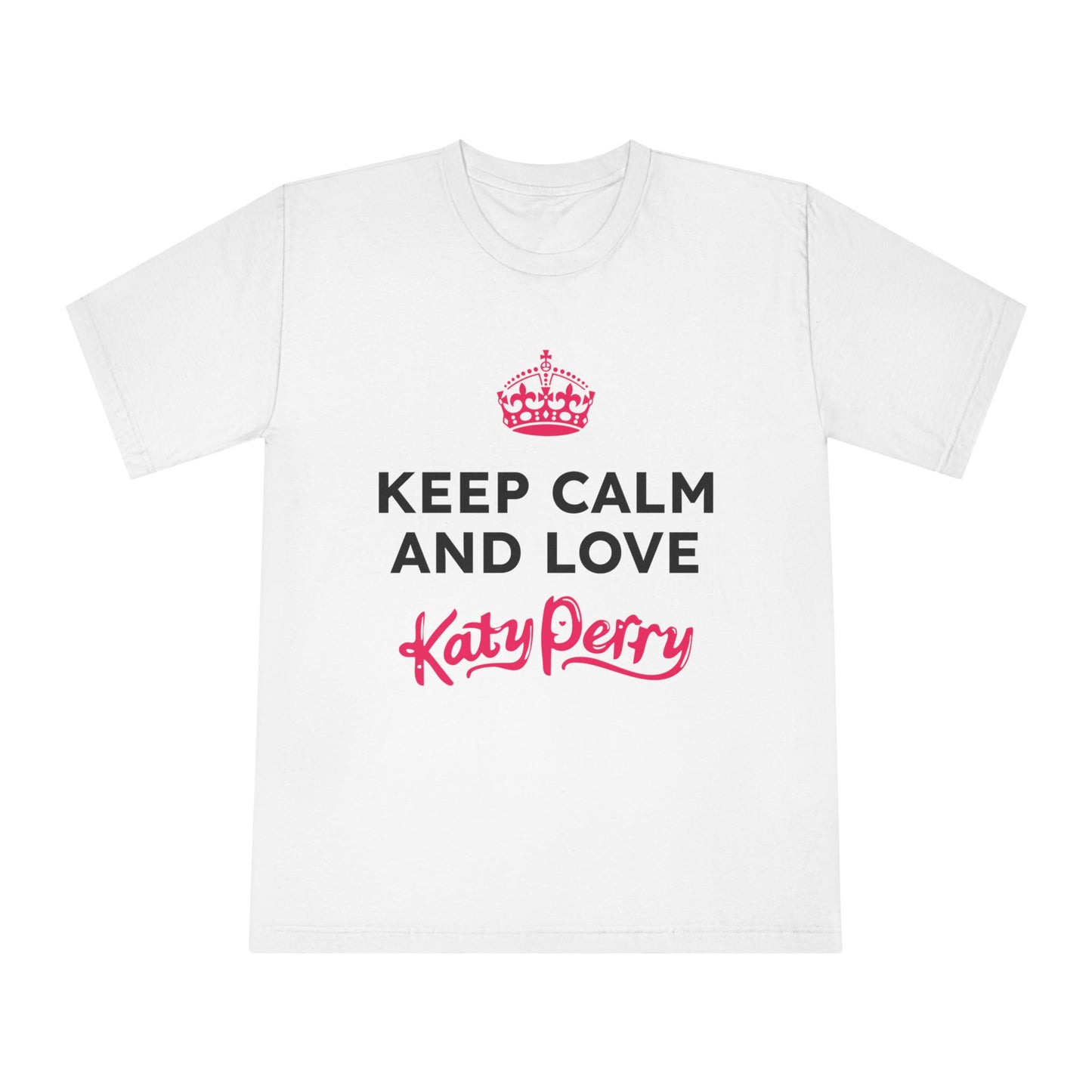 Crown over Katy Perry Signature” - Unisex Classic Crewneck T-shirt Printify