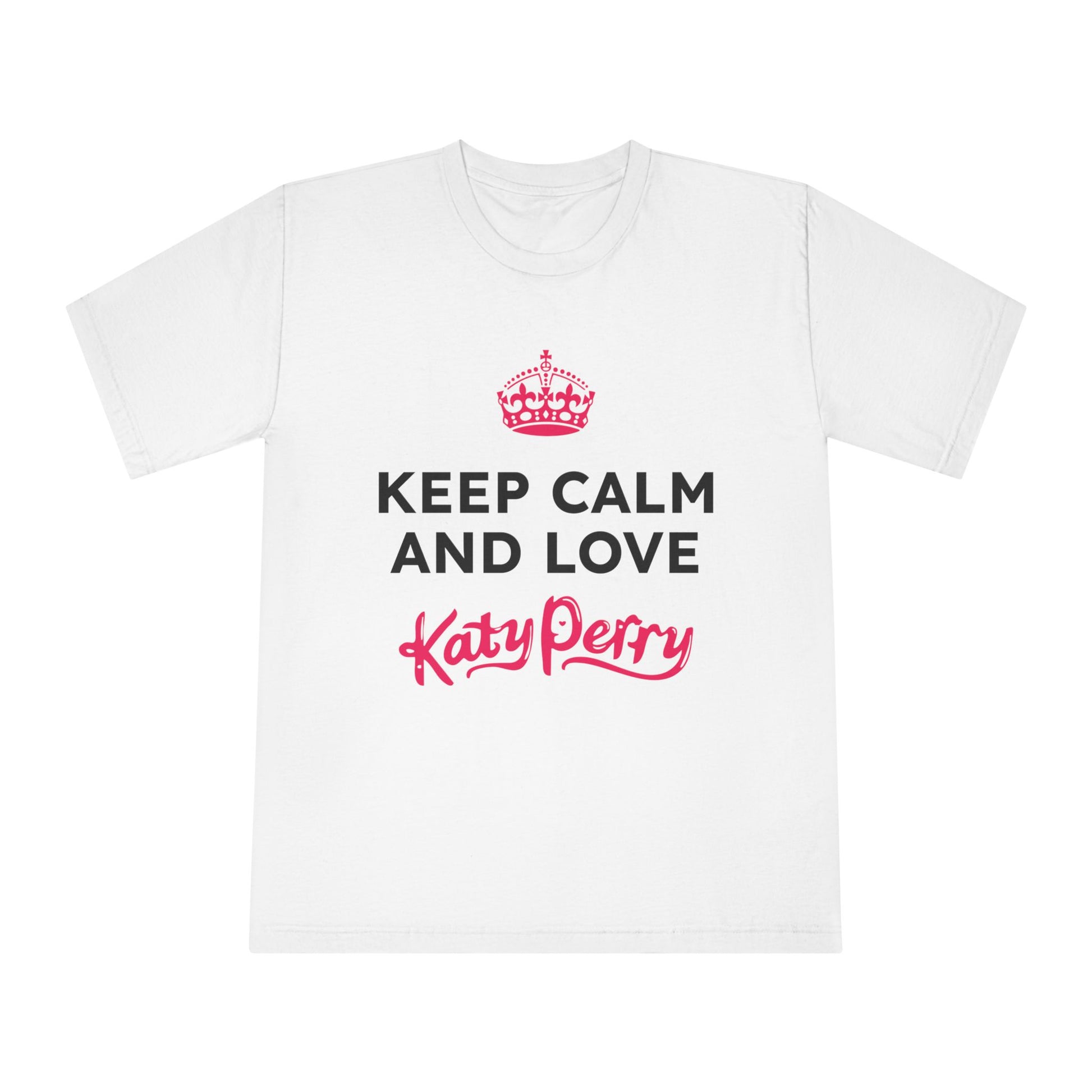 Crown over Katy Perry Signature” - Unisex Classic Crewneck T-shirt Printify