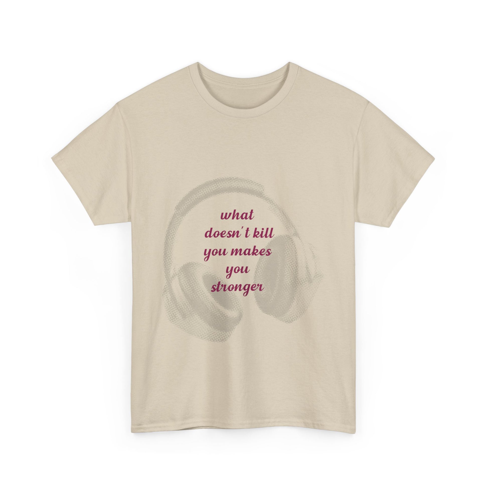 Stronger Soundwaves Unisex Heavy cotton tee Printify