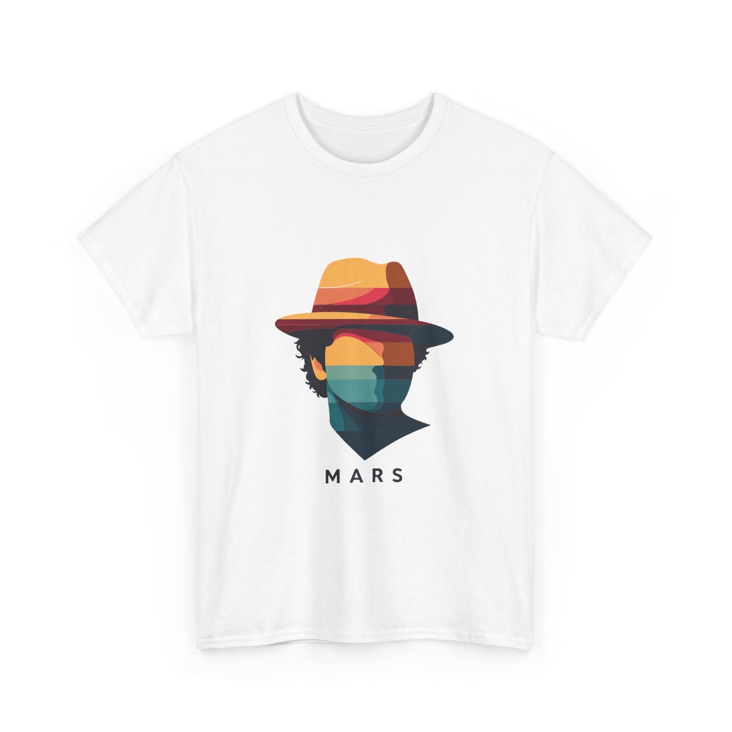 Funk Shadow Portrait Unisex Heavy cotton Tee Printify