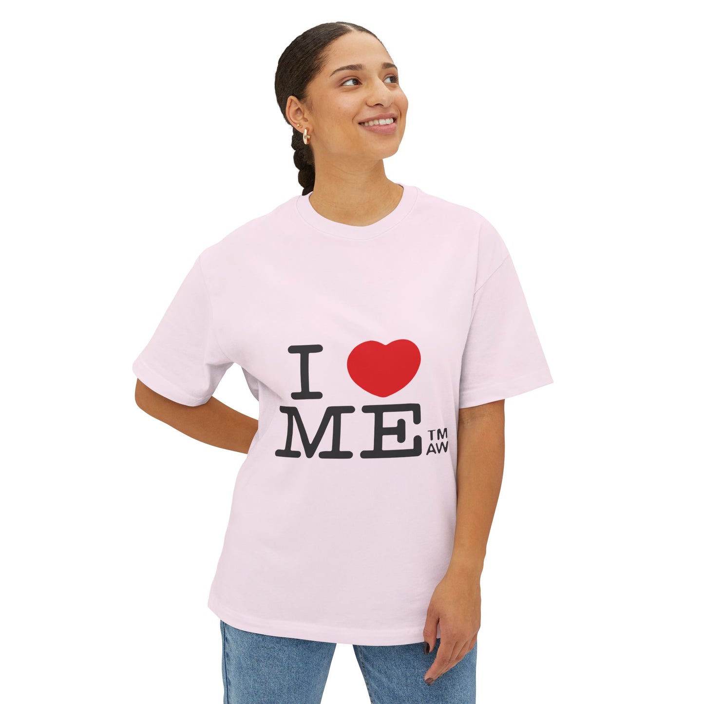 Clean Block Unisex Oversized Boxy Tee - snazzymerch