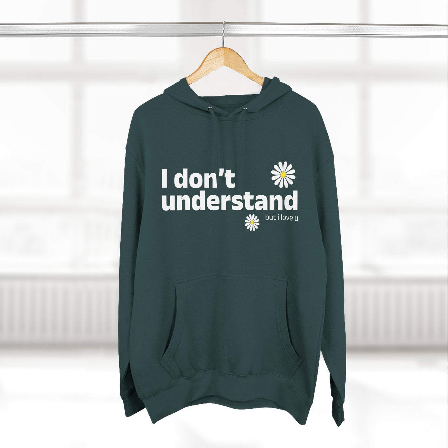 I Don’t Understand Three-Panel Fleece Hoodie - snazzymerch