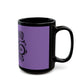 Dot Matrix-Inspired Black Mug (11oz, 15oz) - snazzymerch