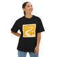 Sunset Trail Vibes Unisex Oversized Boxy Tee Printify