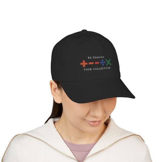 Organic Baseball Cap (Embroidery) – Ed Sheeran Black Edition Printify